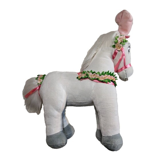 Disney Cinderella's Horse Frou Plush Spring Fair Stage Coach Rare 17" - Picture 2 of 3
